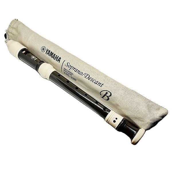 Flauta Doce Yamaha Soprano Barroca Profissional YRS32-B