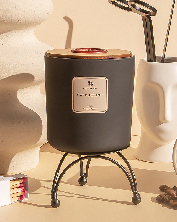 Suporte para velas preto