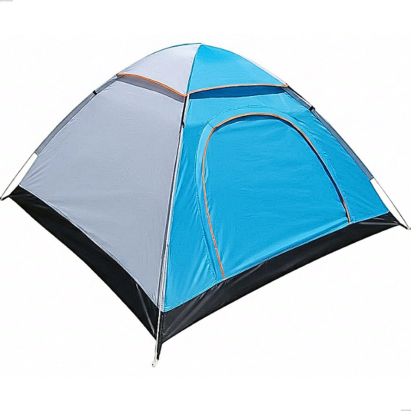 Barraca de Camping Automática Portátil 2mx2m - Azul Cinza
