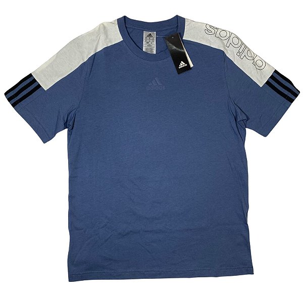 Camiseta Adidas Essentials Logo Colorblock Azul - Affluence Urban Store -  Streetwear & Skate