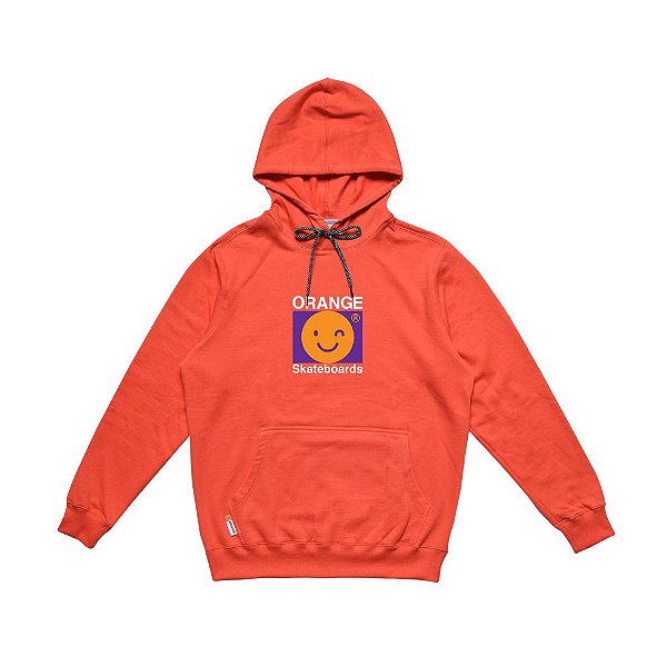 Moletom Canguru Basic Orange