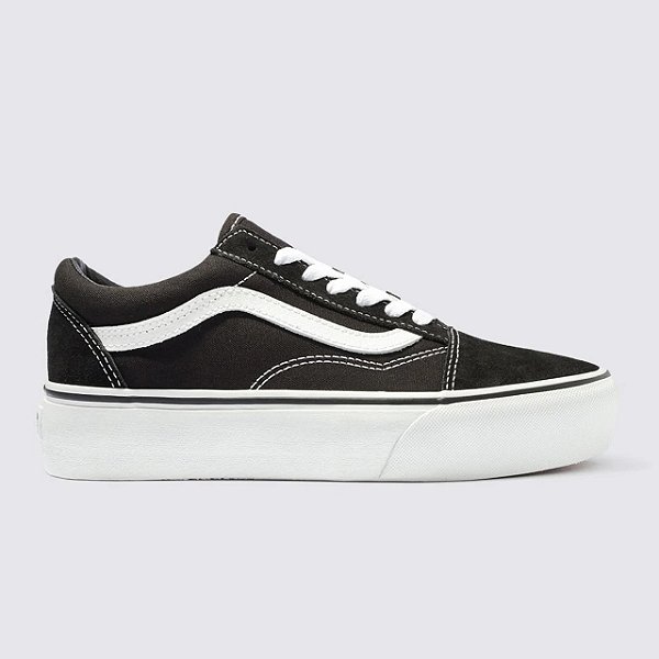 Tênis Vans Old Skool Plataforma Black White