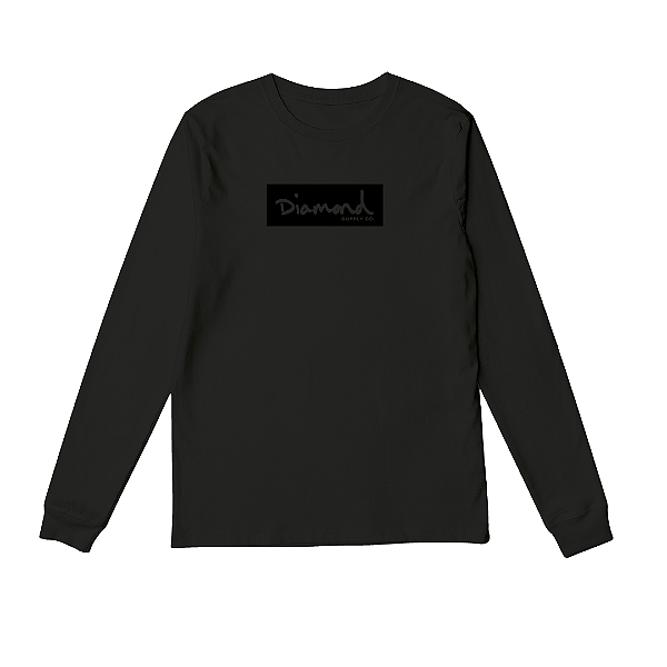 Camiseta Diamond Manga Longa Tonal Box Logo