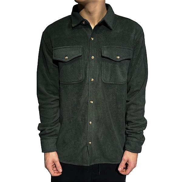 Overshirt Reserva Fleece Damien Verde