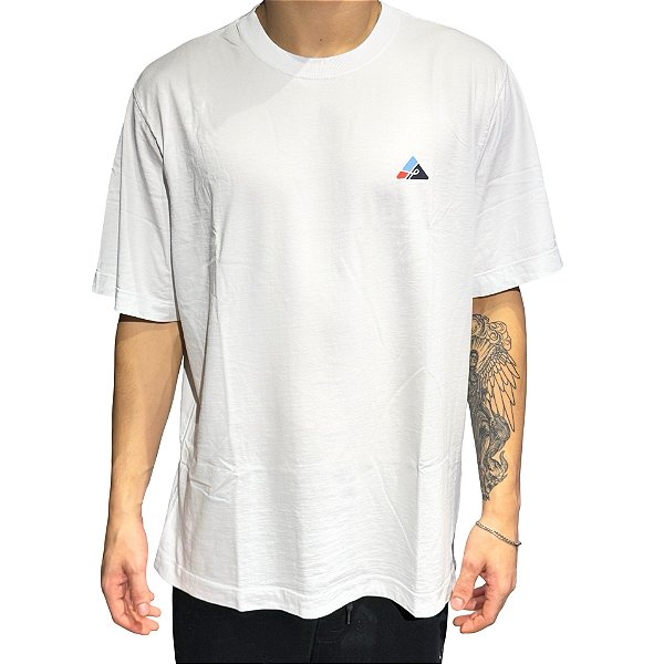 Camiseta OUS Logo Minimal Branco