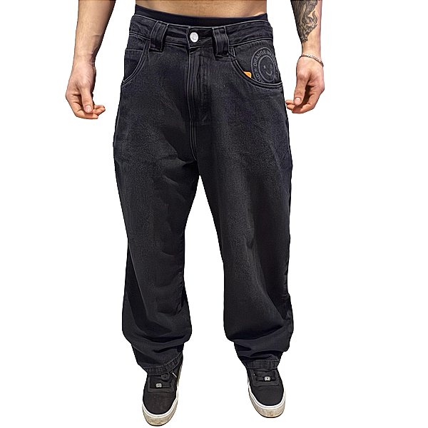 Calça Orange Jeans Black Stone Baggy