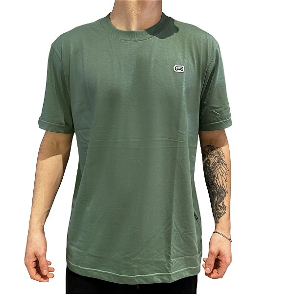 Camiseta Hocks Bordado Verde