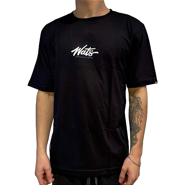 Camiseta Wats Spray Preto