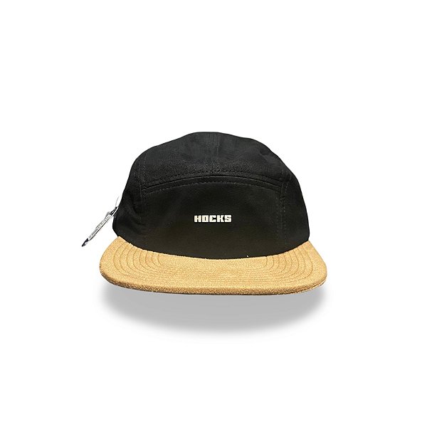 Boné Hocks 5 Panel Ruas Preto