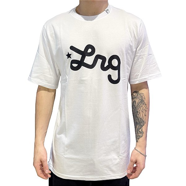 Camiseta LRG Western Script Branco