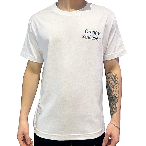 Camiseta Orange Crafted Renaissence Art Branco