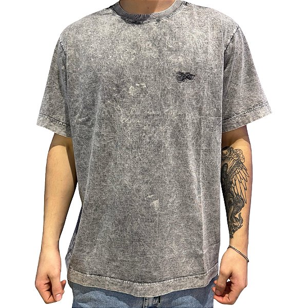 Camiseta OUS Desgaste Cinza