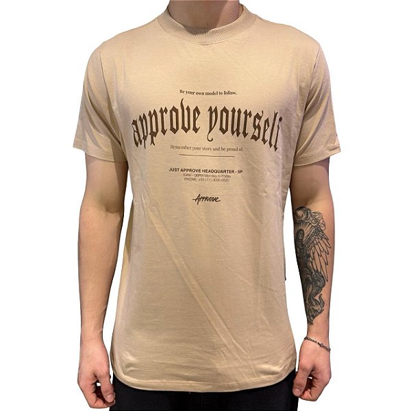 Camiseta Approve Core Yrslf Gothic Bege