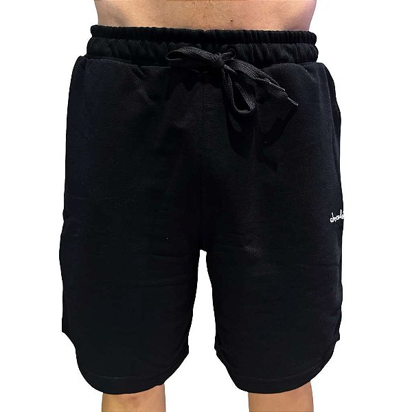 Bermuda Chocolate Moletom Chunk Short Preto