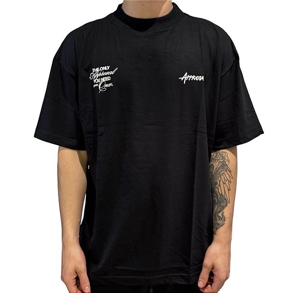 Camiseta Approve Huge Miami Sunset Preto
