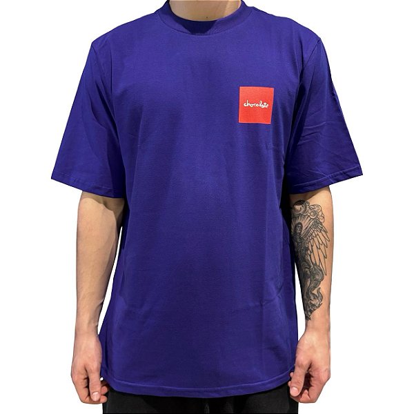 Camiseta Chocolate Square Azul