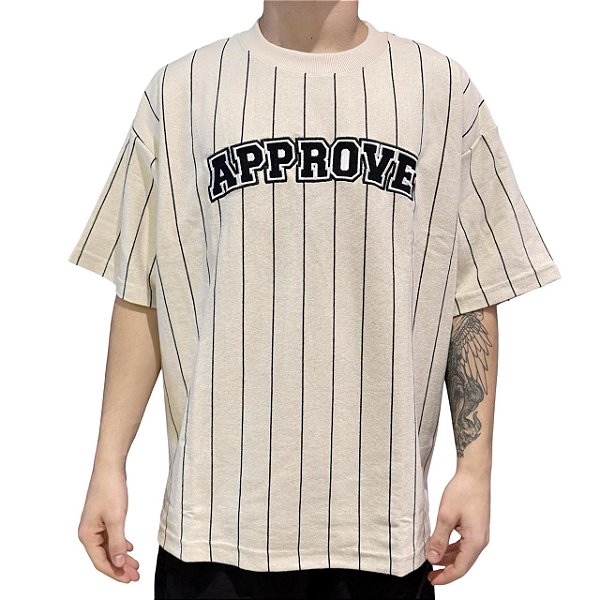 Camiseta Approve Huge Only Listrada Off White