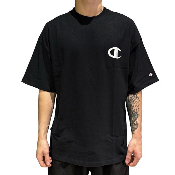 Camiseta Champion Oversized Basket United Preto