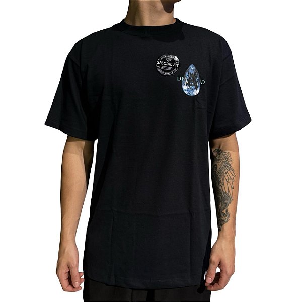 Camiseta Diamond Tear Drop Preto