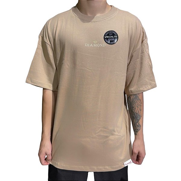 Camiseta Diamond Classic Oversized Khaki