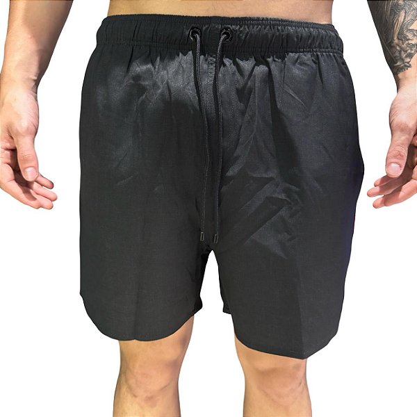 Short Reserva Praia Textura Summer Fuligem