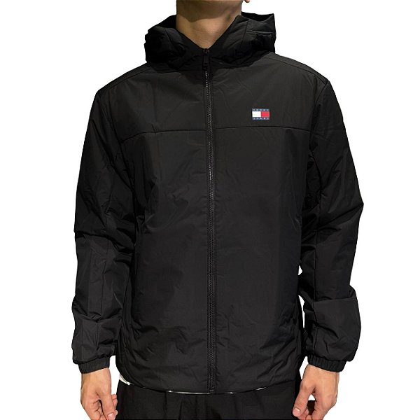 Jaqueta Tommy Jeans Padded Poly Preto