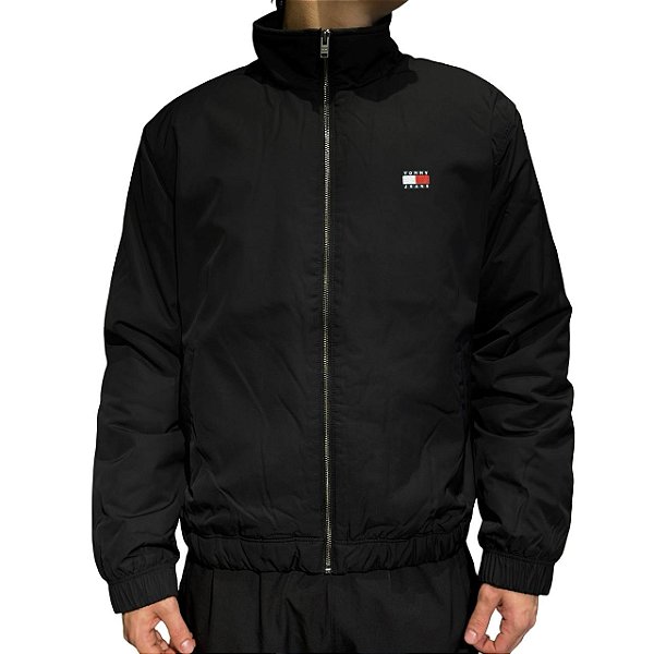 Jaqueta Tommy Jeans Essential Padded Preto