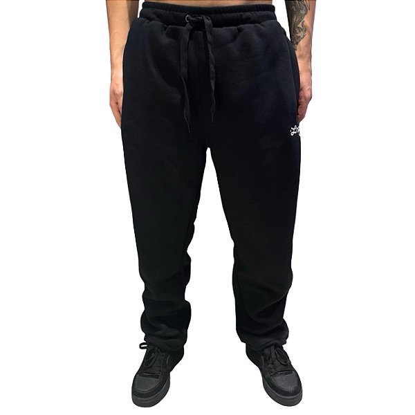 Calça LRG Moletom Western Script Sweatpants Preto