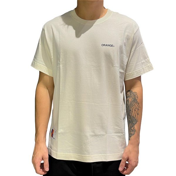 Camiseta Orange Glob Bege