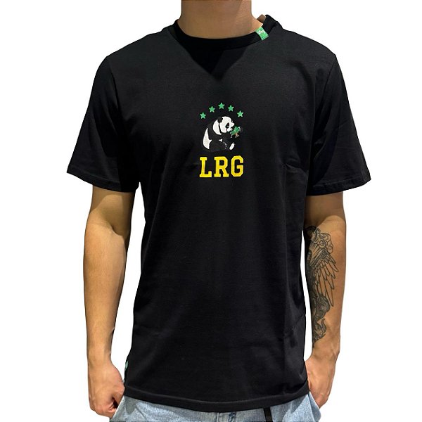 Camiseta LRG Panda 5 Stars Legacy Preto
