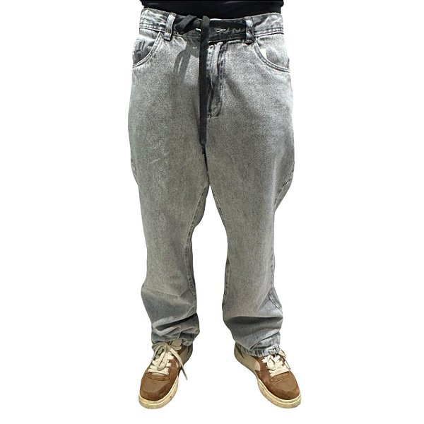 Calça LRG Jeans Denim Robust Gray