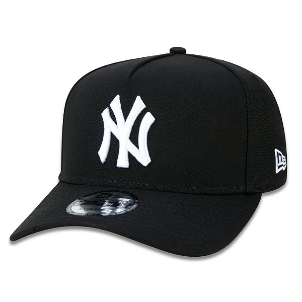 Boné New Era 9FORTY A-Frame Snapback MLB New York Yankees Preto