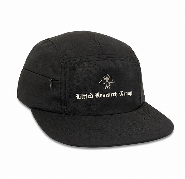 Boné LRG 5 Panel Gren Stash Pocket Preto