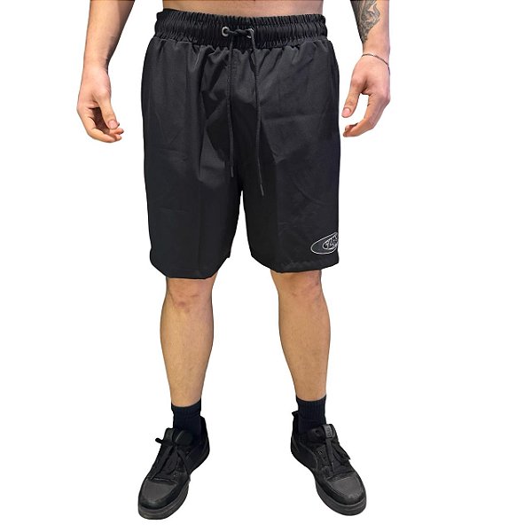 Bermuda LRG Pit Stop Nylon Short Preto