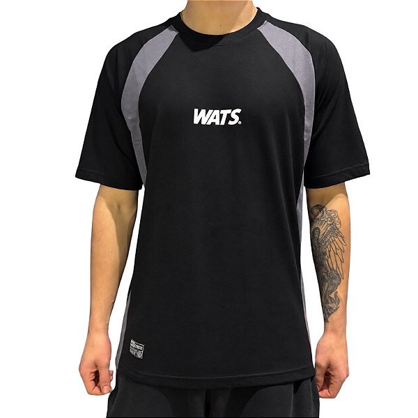 Camiseta Wats Logo Central Preto