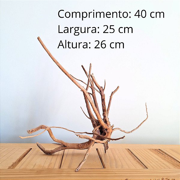Raiz Natural Para Decoração de Aquários - Ocean Tech