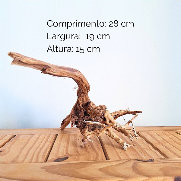 Raiz Natural Para Decoração de Aquários - Ocean Tech