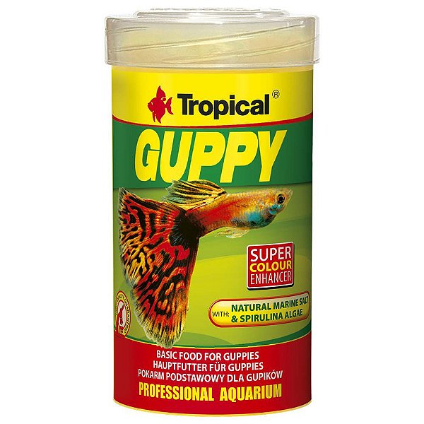 Ração Para Peixes Tropical Guppy 20g