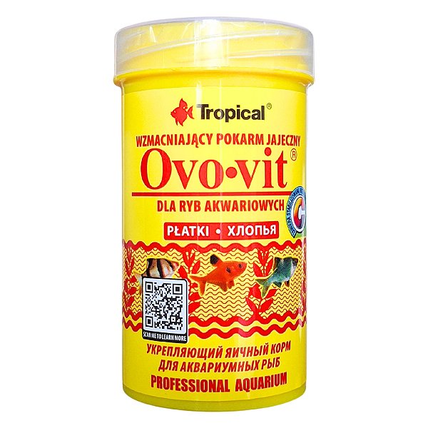 Ração Para Peixes Tropical Ovo Vit