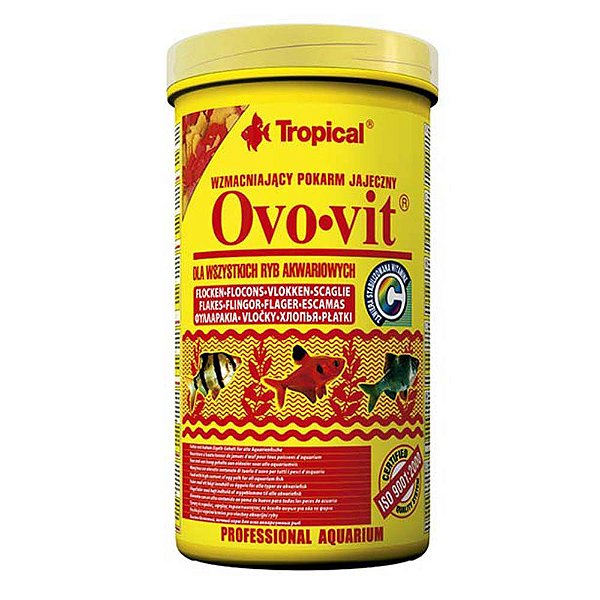 Ração Para Peixes Tropical Ovo Vit