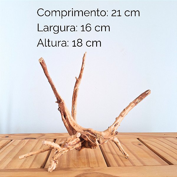 Raiz Natural Para Decoração de Aquários - Ocean Tech