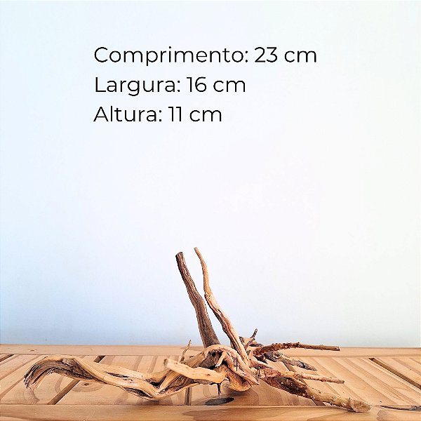 Raiz Natural Para Decoração de Aquários - Ocean Tech