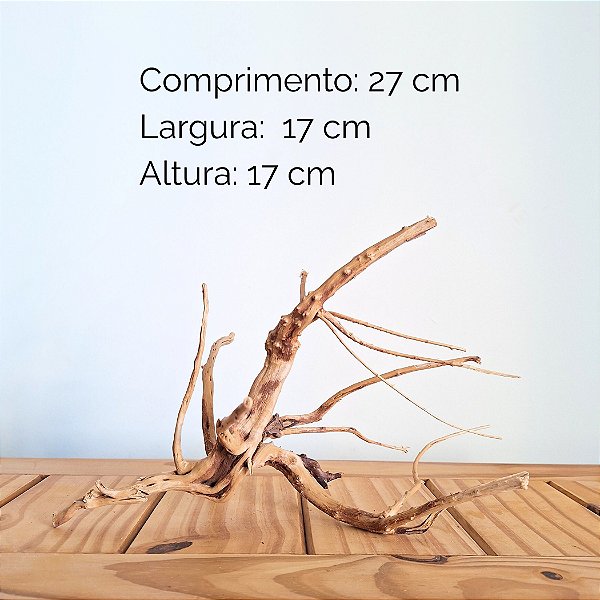 Raiz Natural Para Decoração de Aquários - Ocean Tech