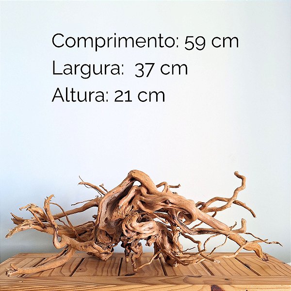 Raiz Natural Para Decoração de Aquários - Ocean Tech