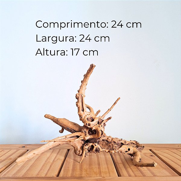 Raiz Natural Para Decoração de Aquários - Ocean Tech