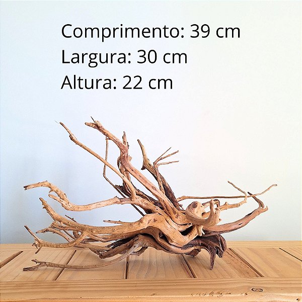 Raiz Natural Para Decoração de Aquários - Ocean Tech