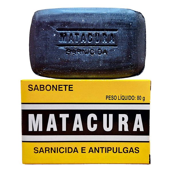 Sabonete Sarnicida e Antipulgas Matacura 80G