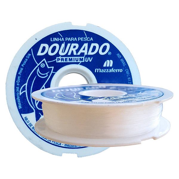 Linha de Pesca Dourado Monofilamento Nylon Branca 100m