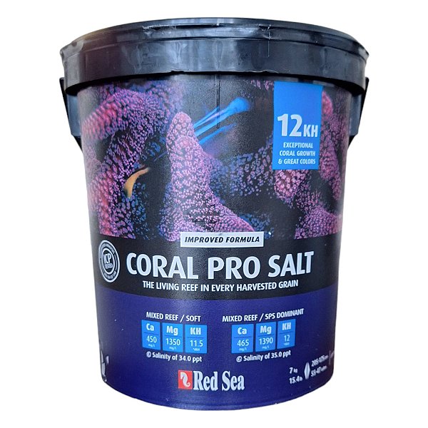 Sal Marinho Para Aquários Red Sea Coral PRO 7 kg