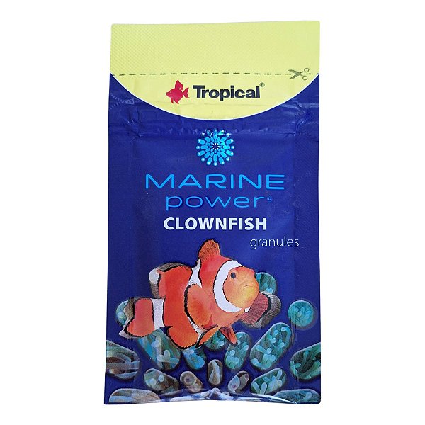Ração Para Peixes Marine Power Clownfish Sachê 15 g